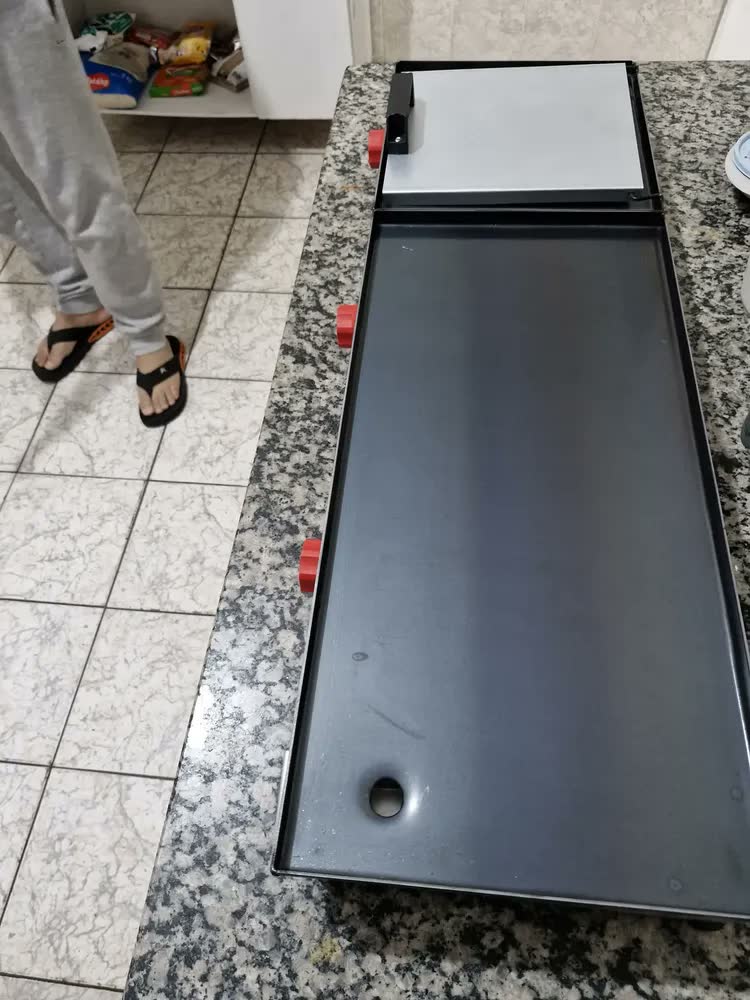 foto de Chapa De Lanche Gril, Hamburguer, Bife, Porções Com Prensa