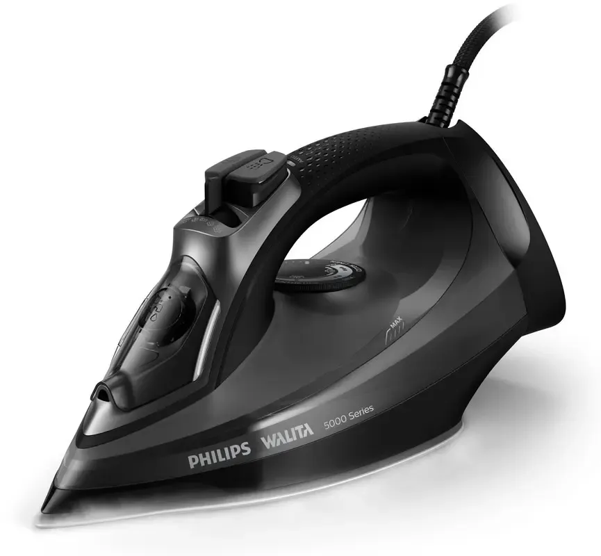 Ferro de Passar Roupas A Vapor Philips Walita Dst5040 Série 5000 1470W Preto