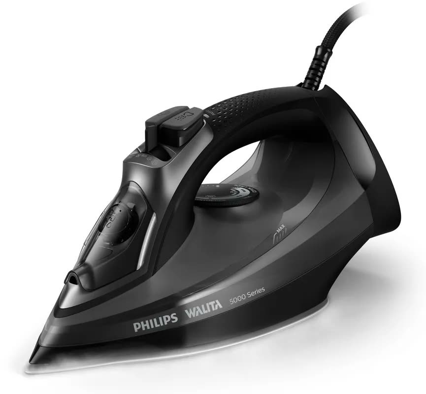 Ferro de Passar Roupas A Vapor Philips Walita Dst5040 Série 5000 1470W Preto