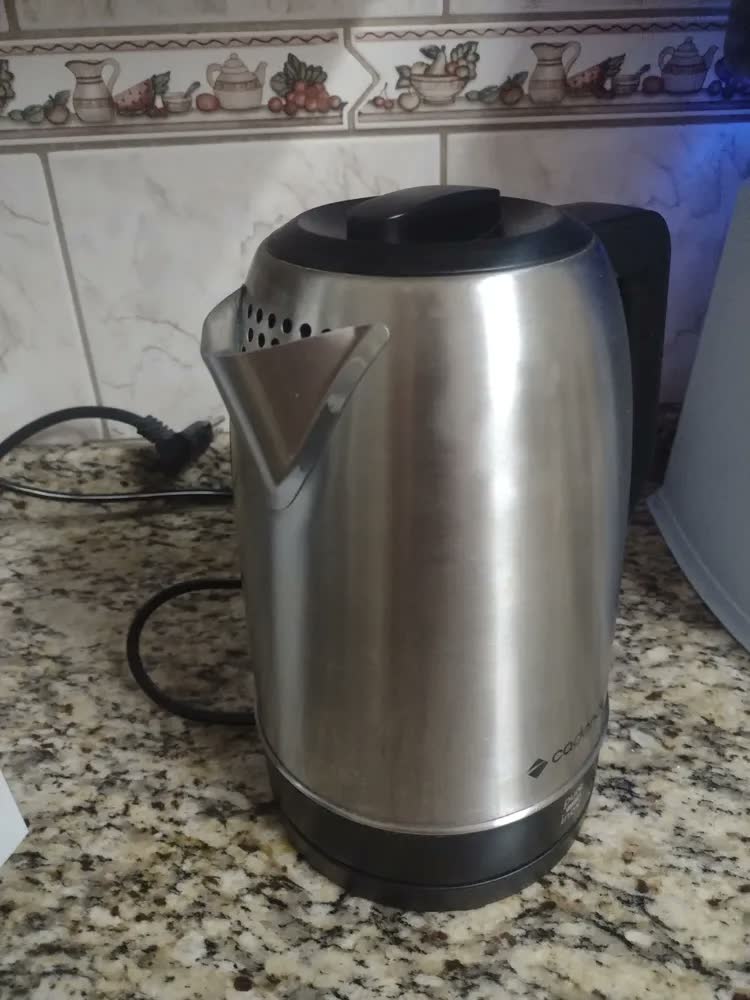 foto de Chaleira Elétrica Cadence Pure Inox 1,7l Cel810 Prateado