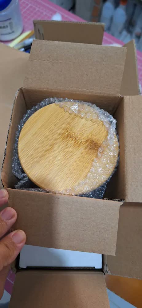 foto de Kit 12 Potes Herméticos de Vidro com Tampa de Bambu | Inclui Etiquetas e Caneta branca | Capacidades 200ml, 250ml, 400ml, 600ml, 800ml, 2000ml | Organização e Estilo para sua Cozinha | Simply Home