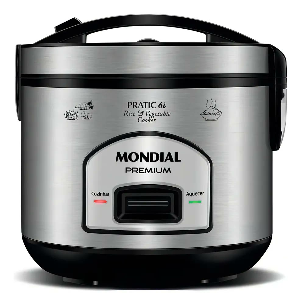 Panela Elétrica de Arroz, Mondial 500W PE-43-6X