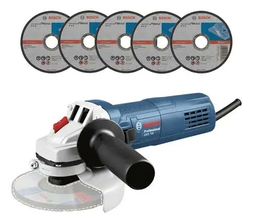 Bosch Gws 700 710w Cor azul esmeril