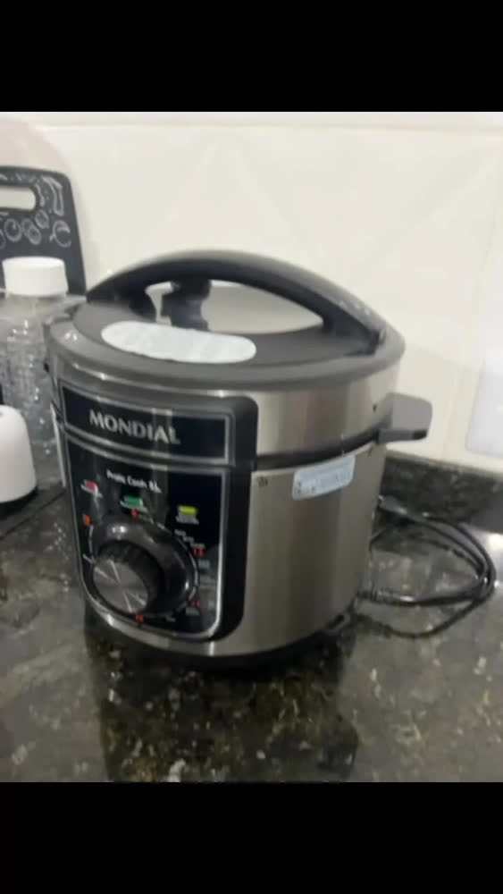 foto de Panela de Pressão Elétrica 5L, Mondial, 900W - PE-48-5L-I