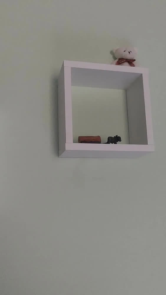 foto de Kit 3 Nichos de Parede em MDF Branco para Sala e Quarto