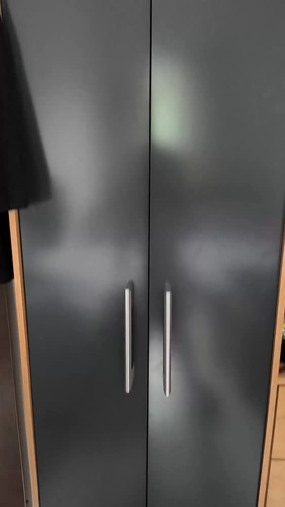 foto de Guarda Roupa Com Espelho 4 Portas 4 Gavetas 2218 Araplac Cor Branco/Lil?s