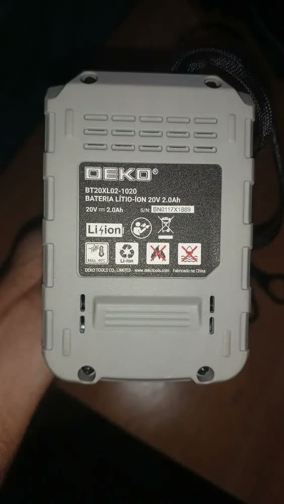 foto de Parafusadeira de Impacto Deko com Bateria 1,5Ah Li-ion Azul