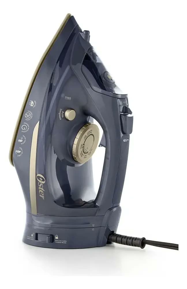 Ferro de Passar 2 em 1 Sem Fio Oster GCSTCC5000 Azul 127V