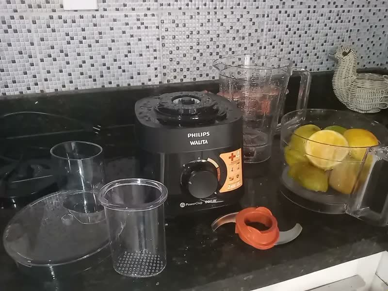 foto de Multiprocessador Powerchop Ri7300/93 Philips Walita Cor Preto