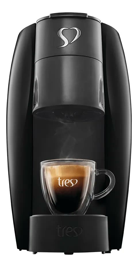 Cafeteira Espresso Lov Preta v - Tres 3 Corações Preto