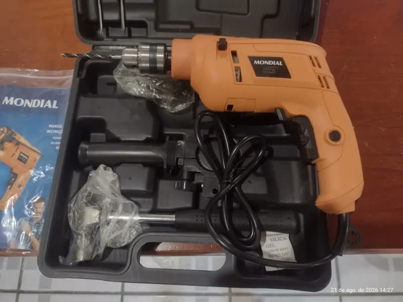 foto de Furadeira De Impacto Com Maleta 650w Mondial Fi-rh-01m