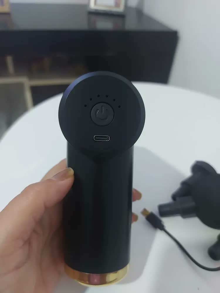 foto de Massageador Tomate Pistola de Massagem Miofascial 4 Pontas 6 Velocidades