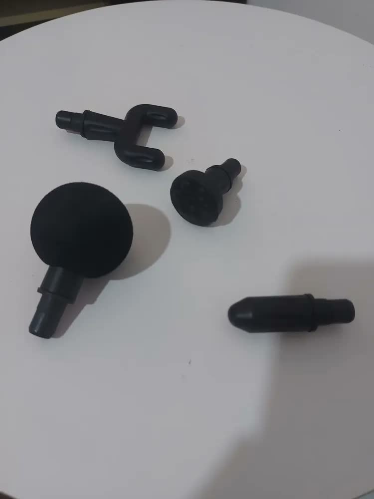 foto de Massageador Tomate Pistola de Massagem Miofascial 4 Pontas 6 Velocidades