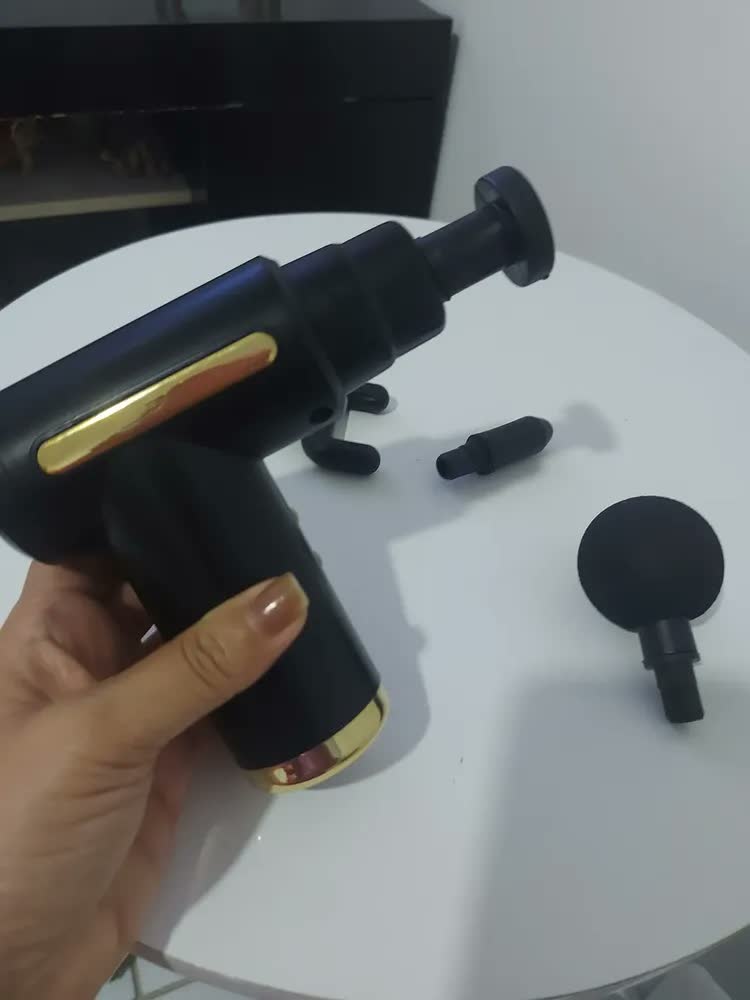foto de Massageador Tomate Pistola de Massagem Miofascial 4 Pontas 6 Velocidades