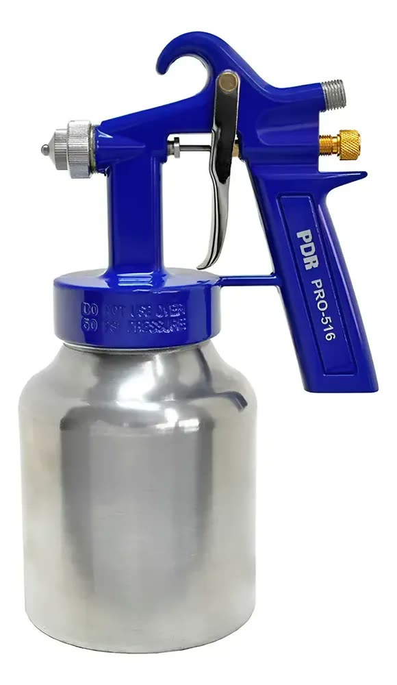 Pistola De Pintura Ar Direto Pro-516 Pdr Bico 1,2mm 1litro Cor Azul