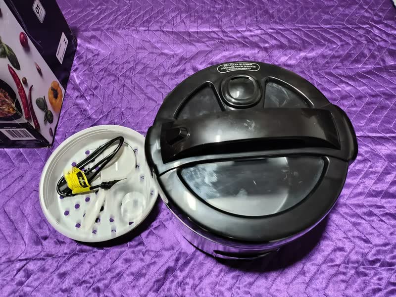 foto de Panela Elétrica De Arroz Eos 10 Xicaras Inox Preta Clear Glass EPA10PI