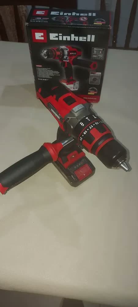 foto de Parafusadeira Furadeira Impacto Te-cd 18/48 Li Einhell Solo (não Acompanha Bateria)