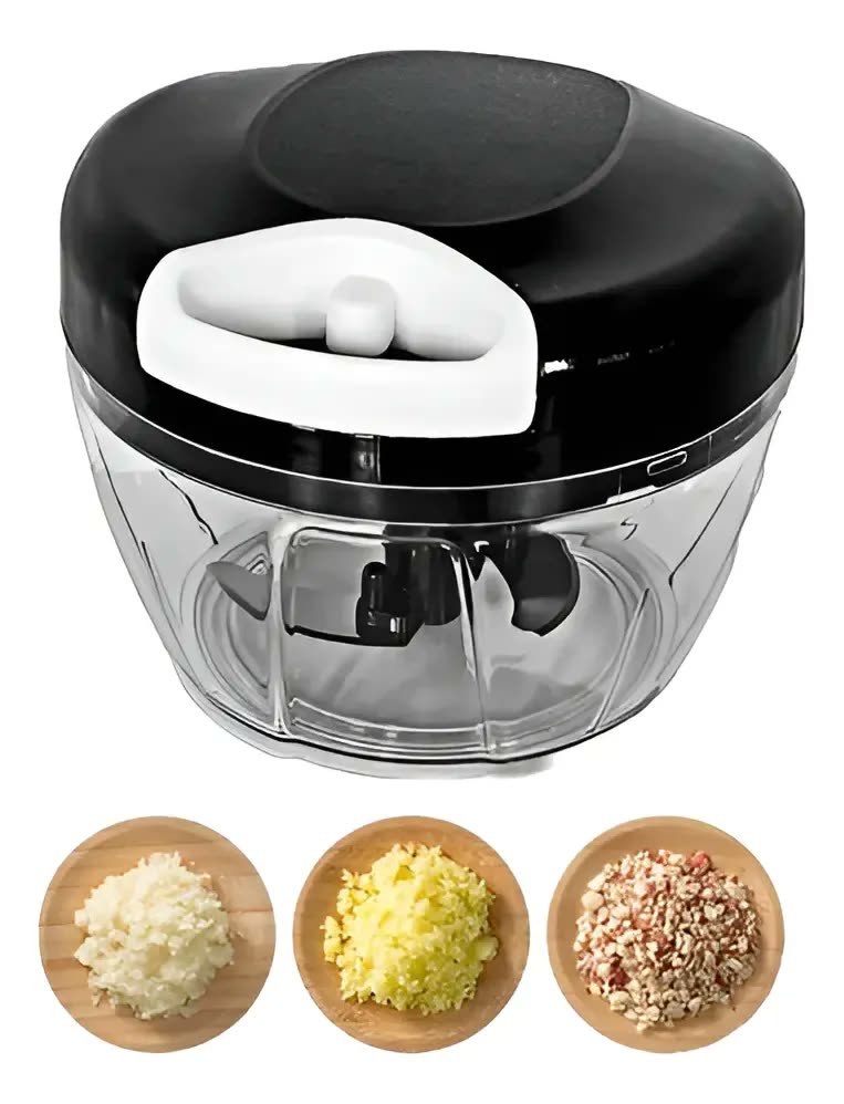 foto de Mini Processador E Triturador De Alimentos Alho Cebola 500ml
