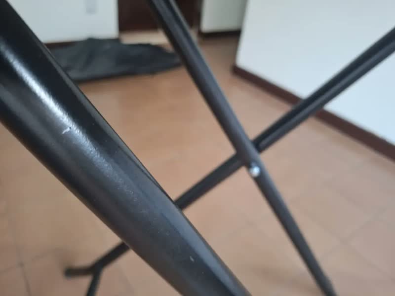 foto de Tábua de Passar Roupa Machado Dobrável 105cm Com Porta-Ferro Reforçada