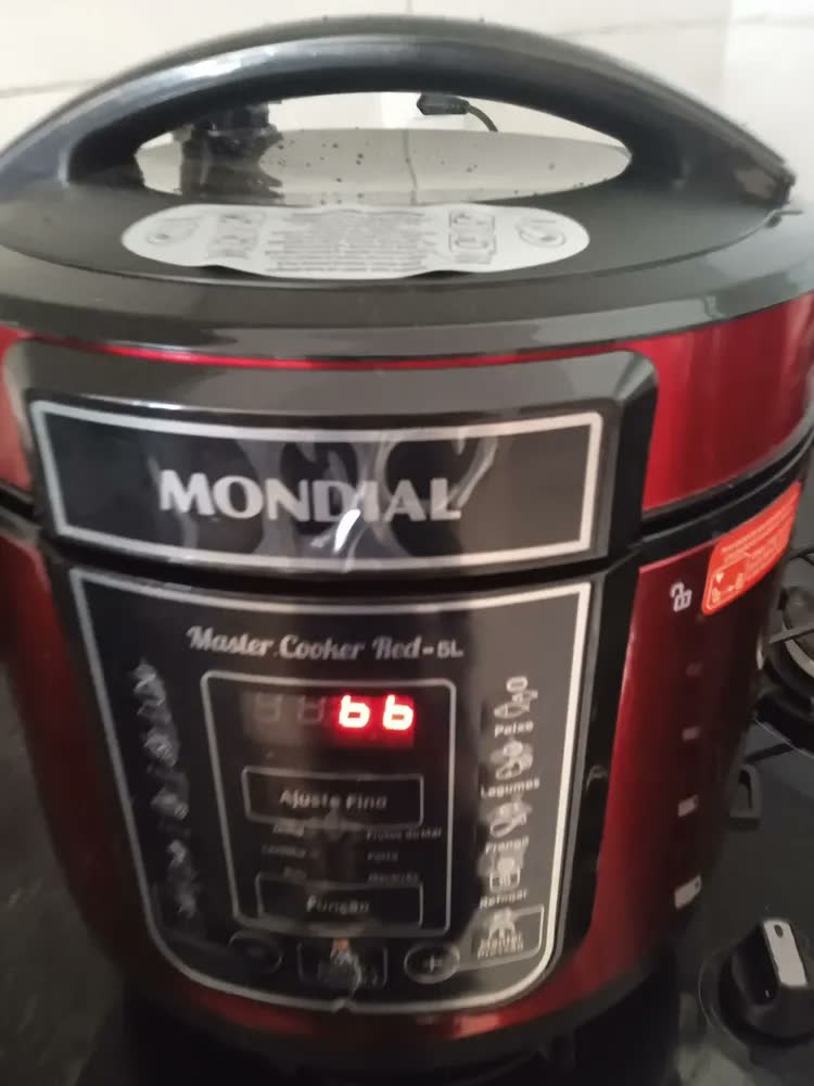 foto de Panela De Pressão Elétrica Digital 5l M. Cook Mondial
