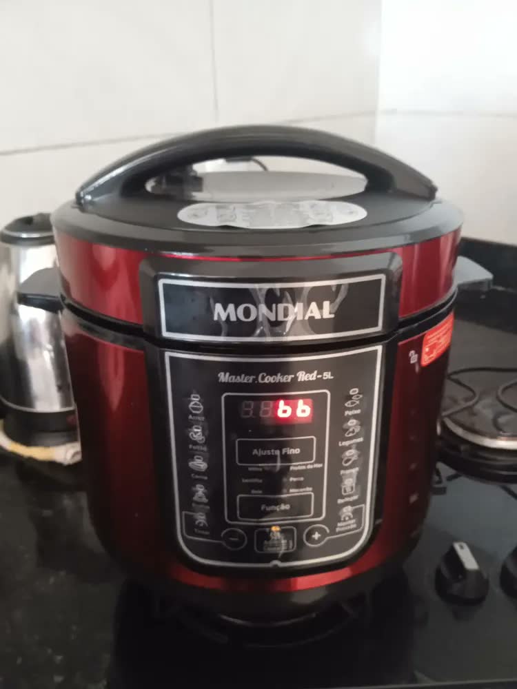 foto de Panela De Pressão Elétrica Digital 5l M. Cook Mondial