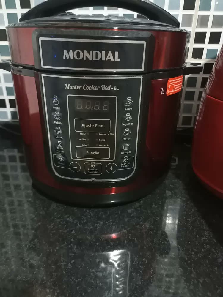foto de Panela De Pressão Elétrica Digital 5l M. Cook Mondial