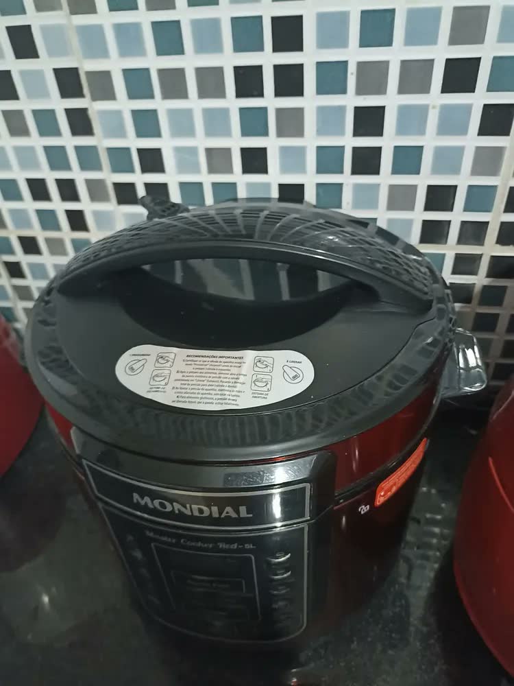 foto de Panela De Pressão Elétrica Digital 5l M. Cook Mondial