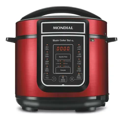 Panela De Pressão Elétrica Digital 5l M. Cook Mondial
