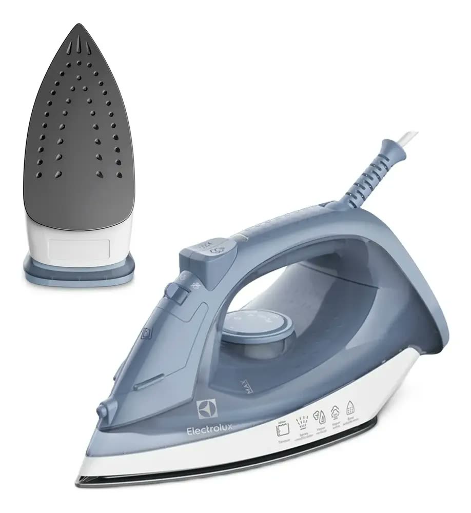Electrolux Efficient Esi10 a vapor e ferro seco, cor azul