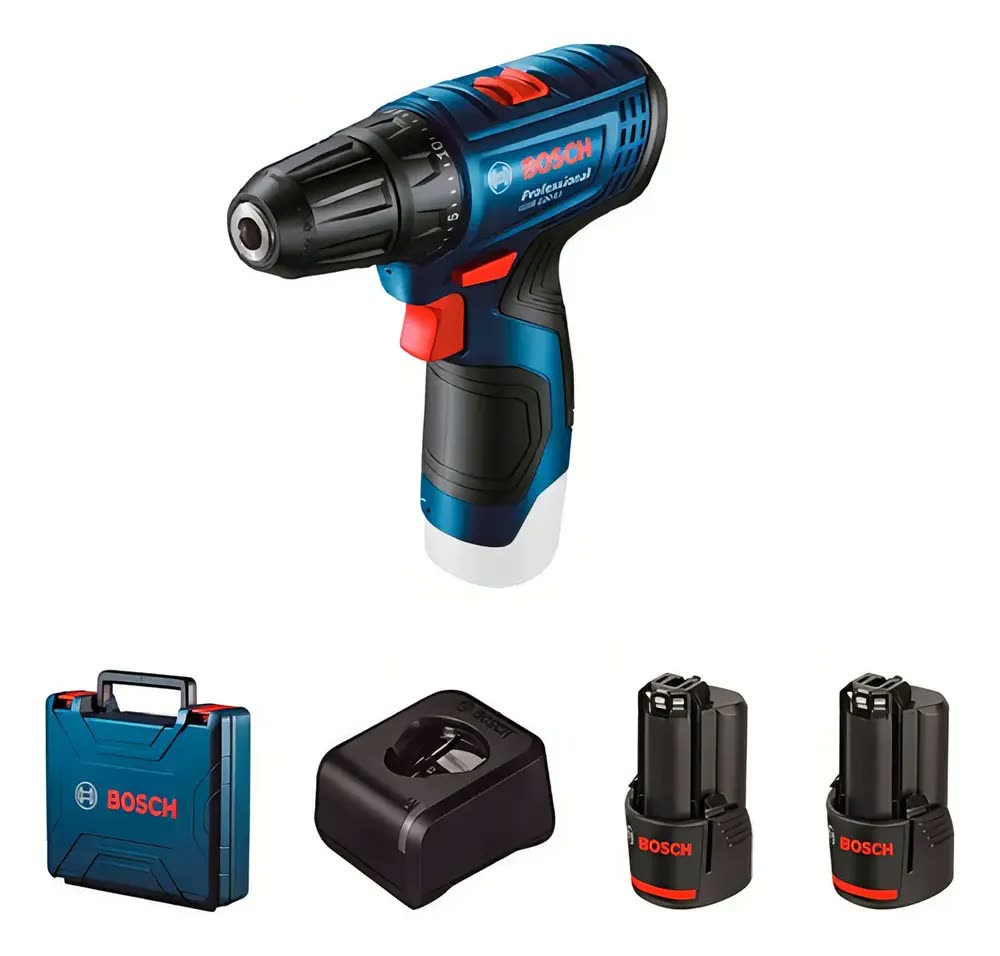 Furadeira de impacto Bosch Gsb 120-li 12v + estojo azul