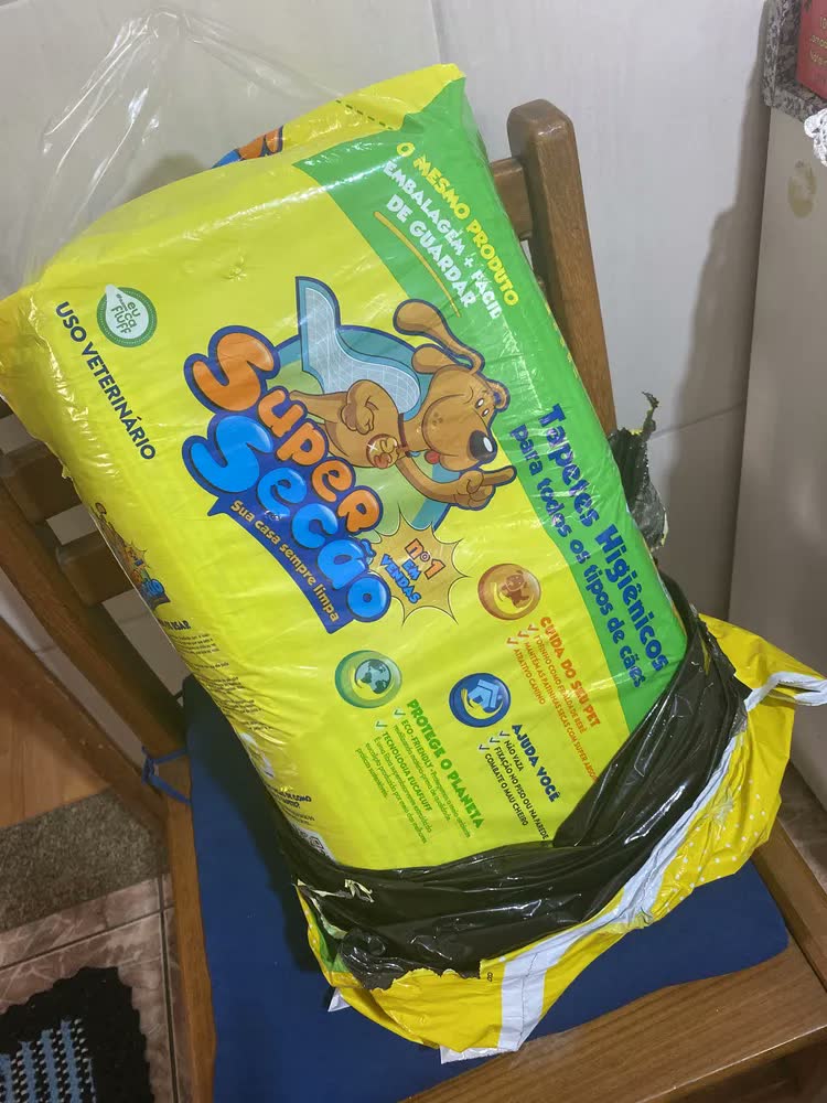 foto de Tapete Higiênico Super Secão Para Cães 30 Unidades Petix