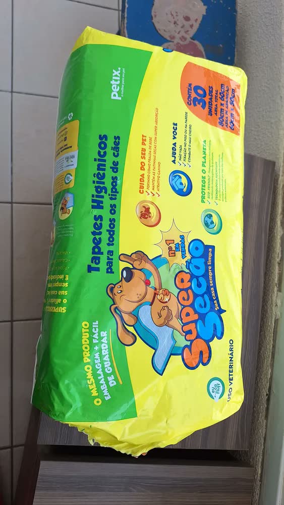 foto de Tapete Higiênico Super Secão Para Cães 30 Unidades Petix