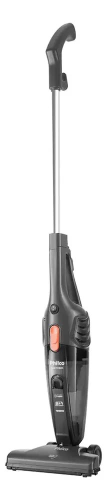 Aspirador De Pó Vertical Pas1450c 2 Em 1 1300w Cor Cinza Philco