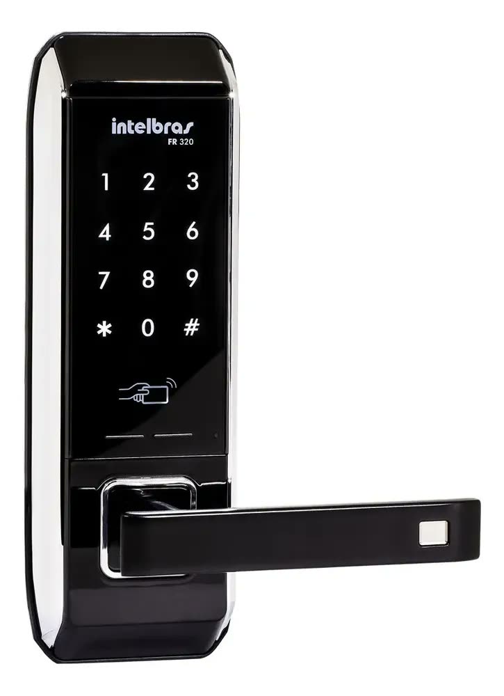 foto de Fechadura Digital Embutir Cartão Senha Fr 320 Intelbras