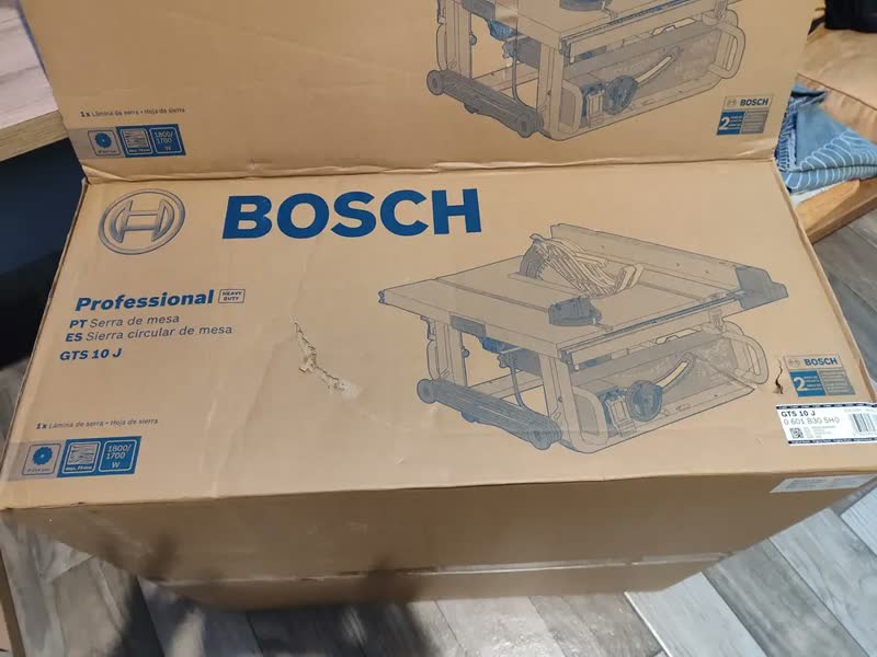 foto de Serra circular de mesa Bosch Gts 10J 1800W