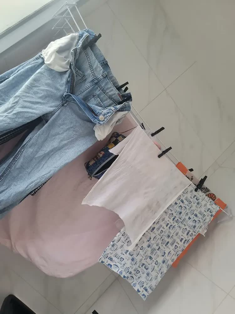 foto de Varal Sanfonado Aço 1,20 Metros 006023 Mor Cor Branco