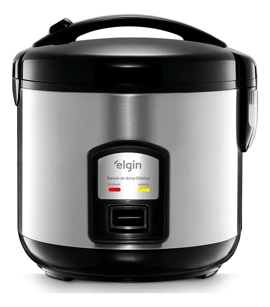 Panela Arroz Eletrica 10 Xicaras Inox 700w Rizzo Elgin