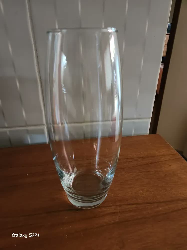 foto de Vaso Vidro Decorativo Casamento 27cm Pasabaçhe
