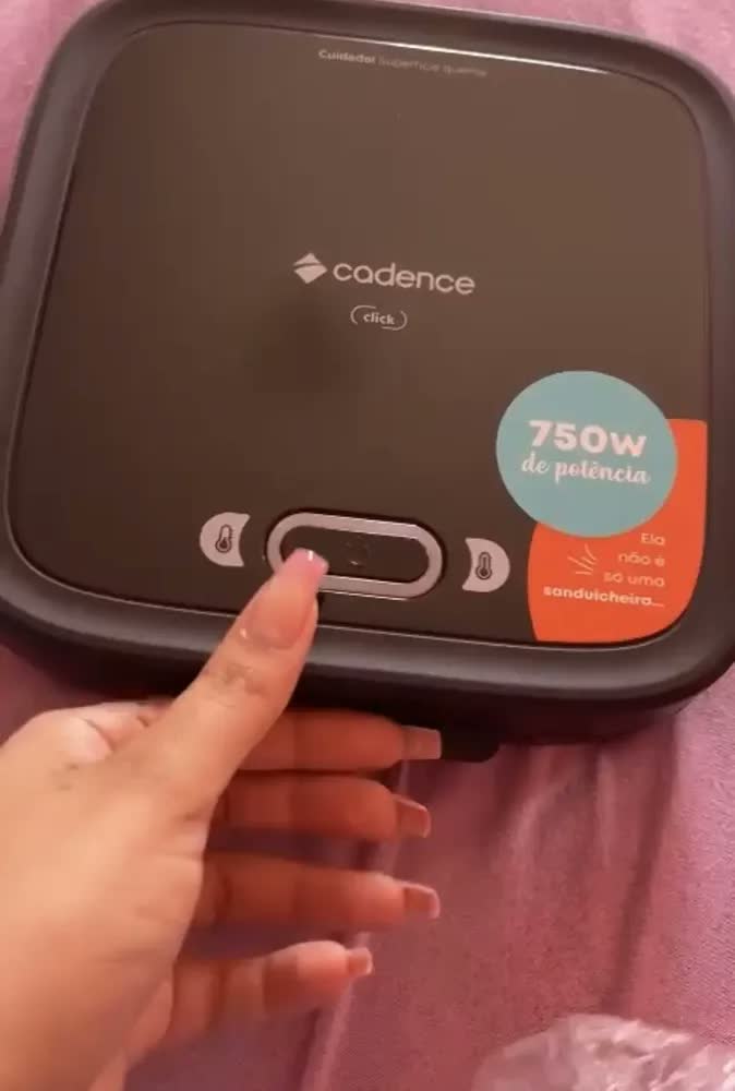 foto de Sanduicheira Elétrica Cadence San 400 Preto
