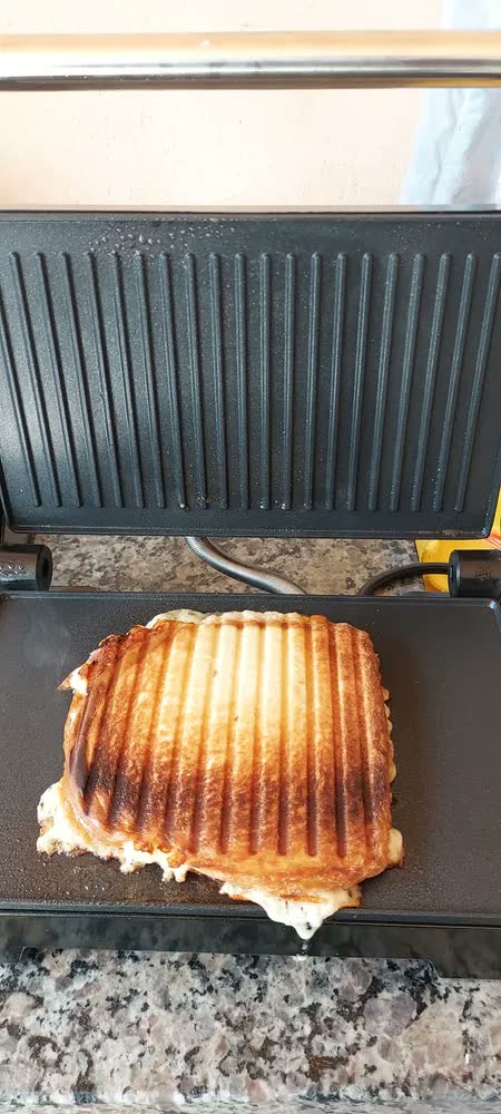 foto de Mini Grill Elétrico Inox 2 Em 1 OGRL230 1000W Oster 220V