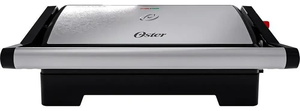 foto de Mini Grill Elétrico Inox 2 Em 1 OGRL230 1000W Oster 220V