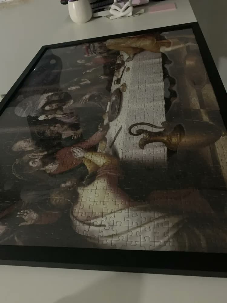 foto de Moldura 50x70 Acetato Quadros Poster Foto Quarto Casa Parede Cor Tabaco