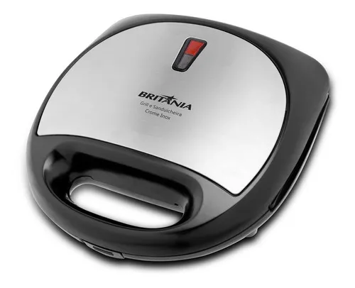 foto de Grill E Sanduicheira Crome Inox 750w Britânia