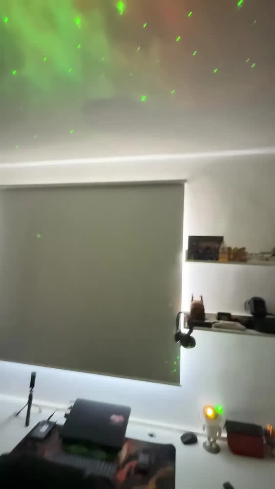 foto de Cortina Rolo Blackout Quarto/sala 1,60x1,60 0% Luz
