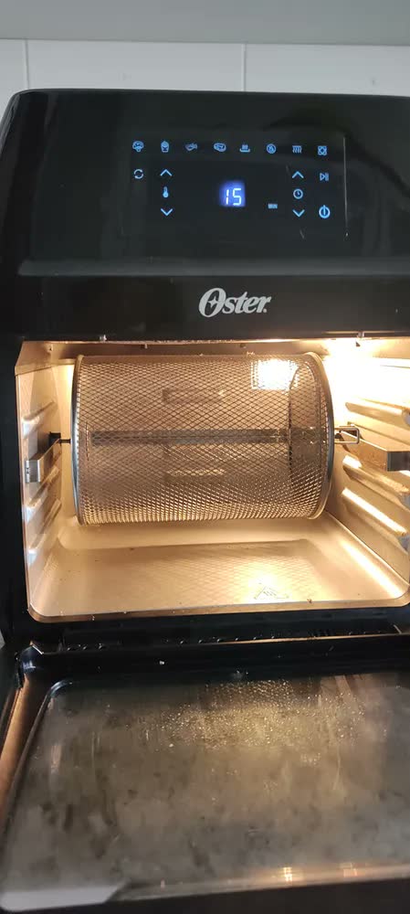 foto de Fritadeira e Forno Preta 3 em 1 Oven Fryer 220V 12L Oster OFRT780