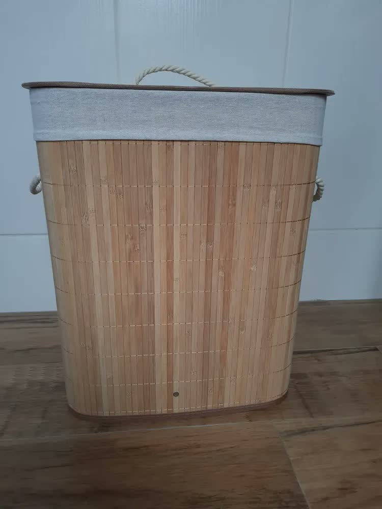foto de Cesto De Roupa Kontuz cesto para roupas brinquedos banheiro lavanderia quarto Cor Cinza