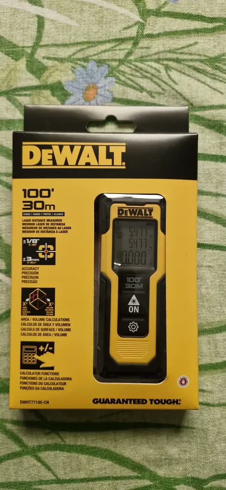 foto de Trena a Laser Dewalt DWHT77100 30M