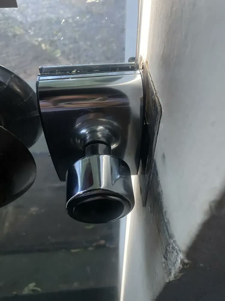 foto de Fechadura Elétrica Porta Vidro / parede com Furo Abertura Interna 12v Agl Pv200f1i