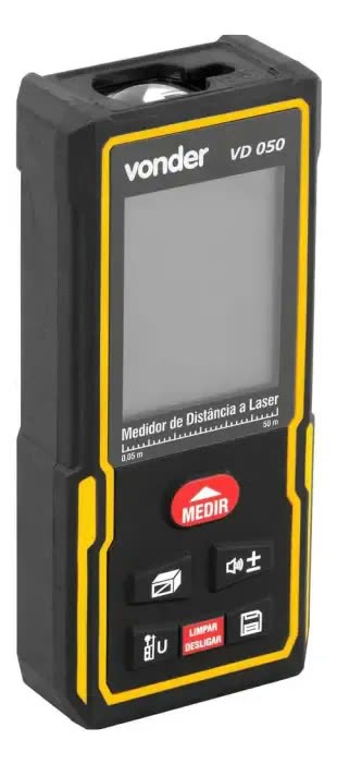 Medidor Laser 50m Com Memória Área Volume Vonder VD050