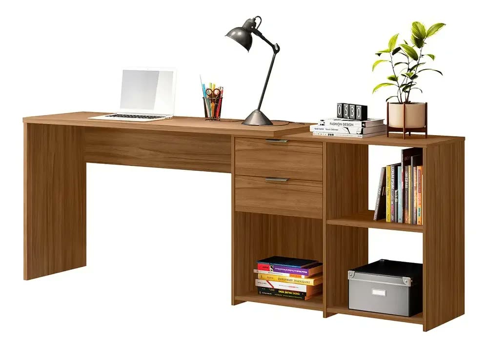 Mesa Para Notebook L Nt2060 Notável Móveis Cor Freijó